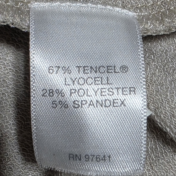 EUC J.JILL PURE JILL LUXE TENCEL MOCK NECK MAXI DRESS TAUPE SZ L - Picture 9 of 10